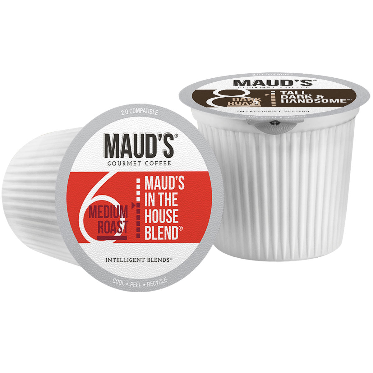 Maud's 12 Flavor Bulk Coffee Variety Pack (Variety Family Pack) - 136 Pods