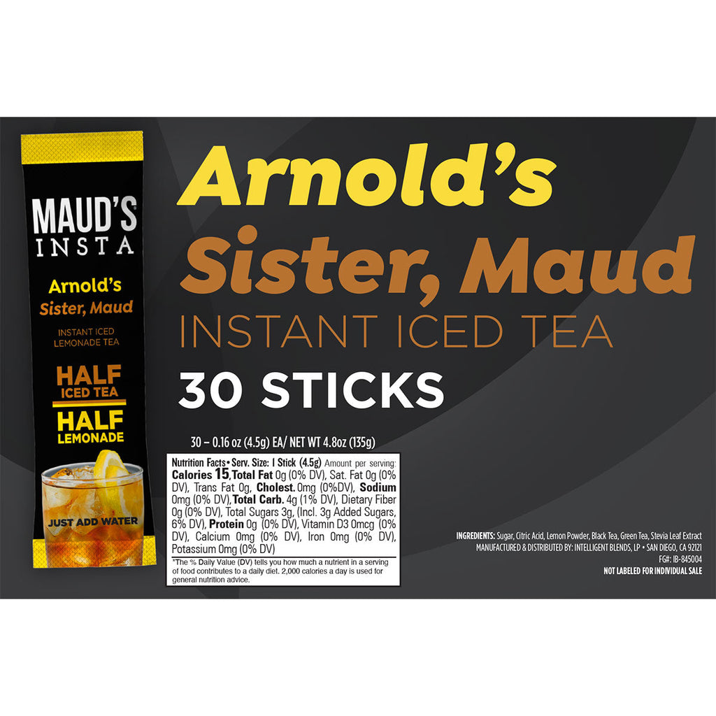 Maud's Instant Lemonade Iced Tea (Arnold's Sister, Maud) - 30ct