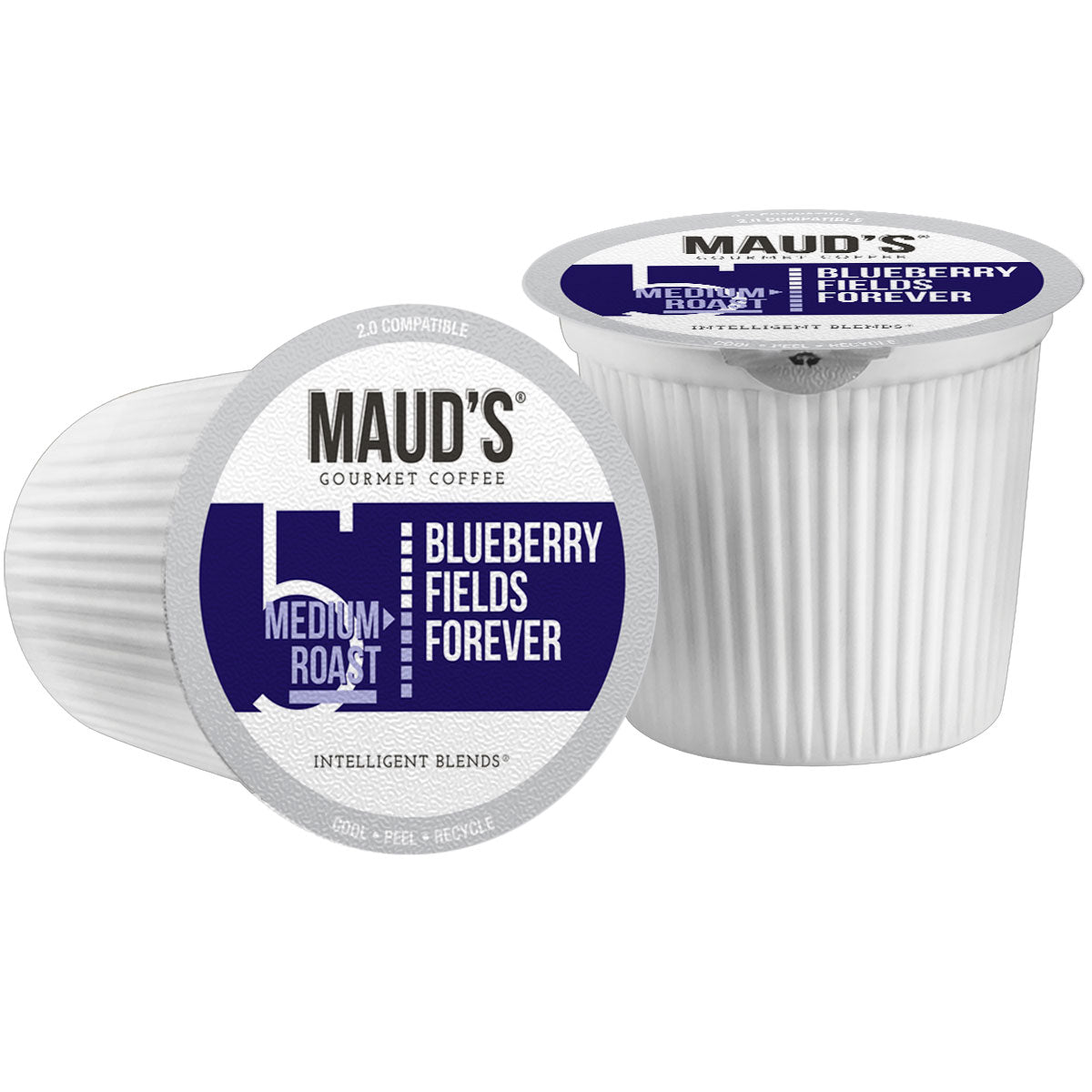 Maud's Blueberry Flavored Coffee Pods (Blueberry Fields Forever)