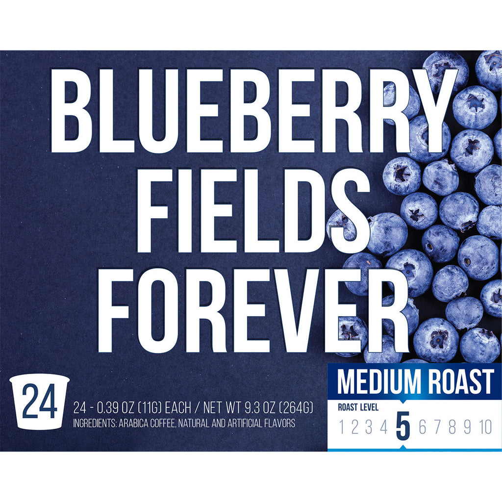 Maud's Blueberry Flavored Coffee Pods (Blueberry Fields Forever)