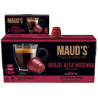 Maud's Brazil Alta Mogiana Italian Espresso Capsules