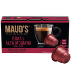 Maud's Brazil Alta Mogiana Italian Espresso Capsules