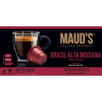 Maud's Brazil Alta Mogiana Italian Espresso Capsules