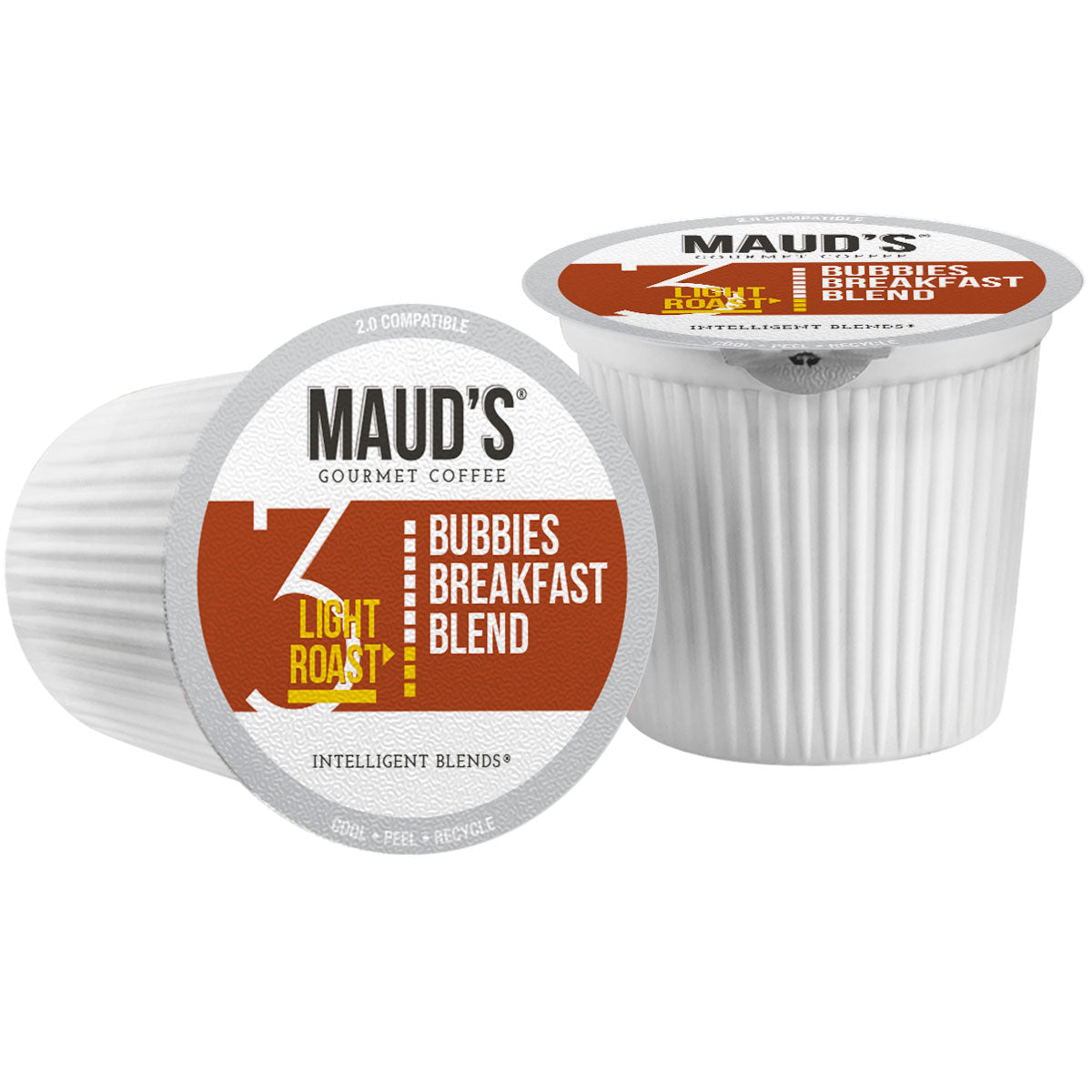 Maud's Breakfast Blend Light Roast Coffee Pods (Bubbies Breakfast Blend)