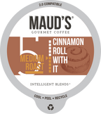 Maud's Cinnamon Roll Flavored Coffee Pods (Cinnamon Roll With It)