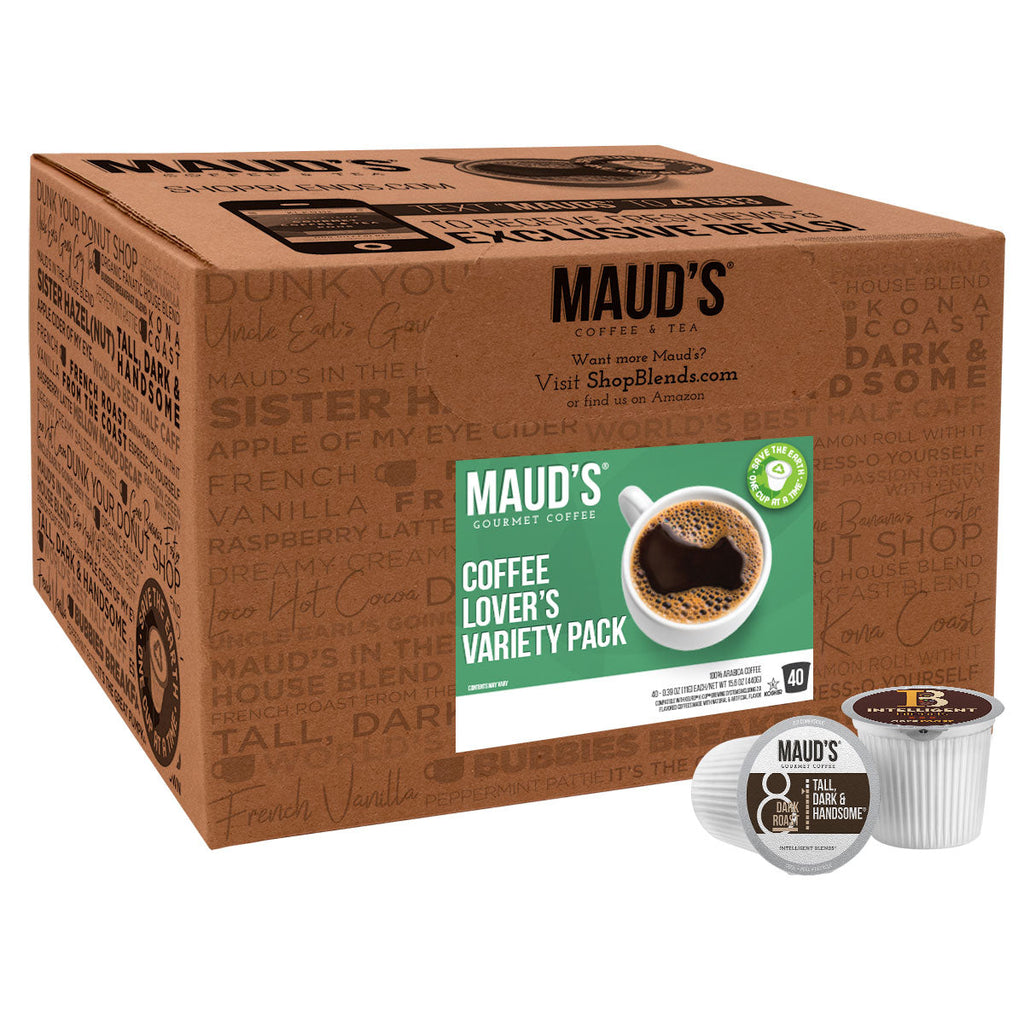 Maud's Coffee Lover's Variety Pack (16 Blends) - 40 Pods