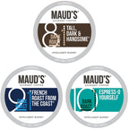 Maud's Dark Roast Coffee Pods Variety Bundle (3 Blends) - 144 Pods