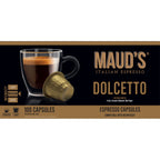 Maud's Dolcetto Italian Espresso Capsules
