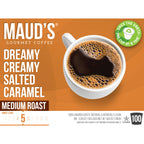 Maud's Salted Caramel Flavored Coffee Pods (Dreamy Creamy Salted Caramel)
