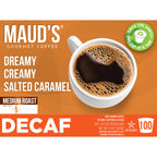 Maud's Decaf Salted Caramel Flavored Coffee Pods (Dreamy Creamy Salted Caramel)