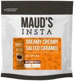 Maud's Instant Salted Caramel Flavored Coffee (Insta Dreamy Creamy Salted Caramel) - 30ct