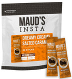 Maud's Instant Salted Caramel Flavored Coffee (Insta Dreamy Creamy Salted Caramel) - 30ct