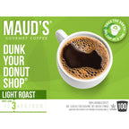Maud's Donut Shop Light Roast Coffee Pods (Dunk Your Donut Shop)