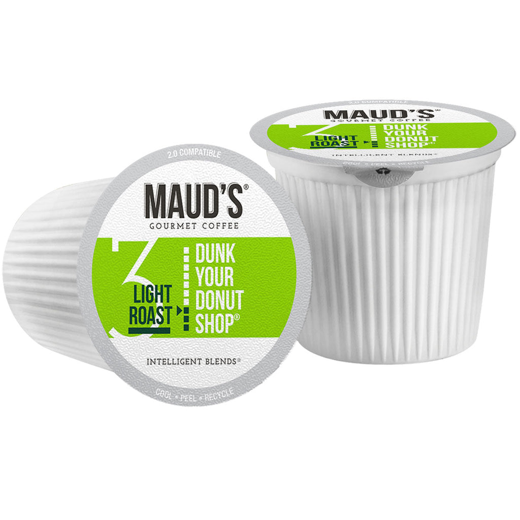 Maud's Donut Shop Light Roast Coffee Pods (Dunk Your Donut Shop)
