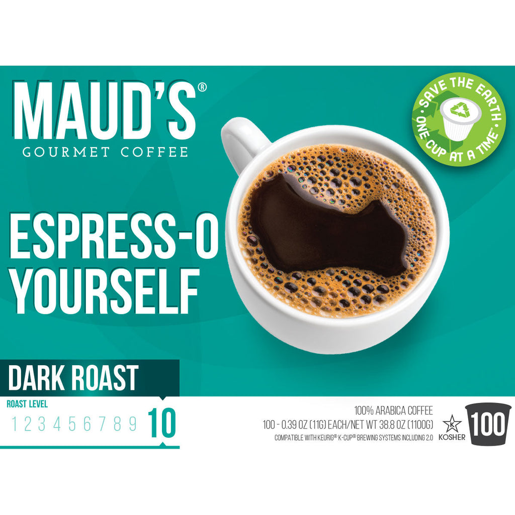 Maud's Espresso Dark Roast Coffee Pods (Espress-O Yourself)