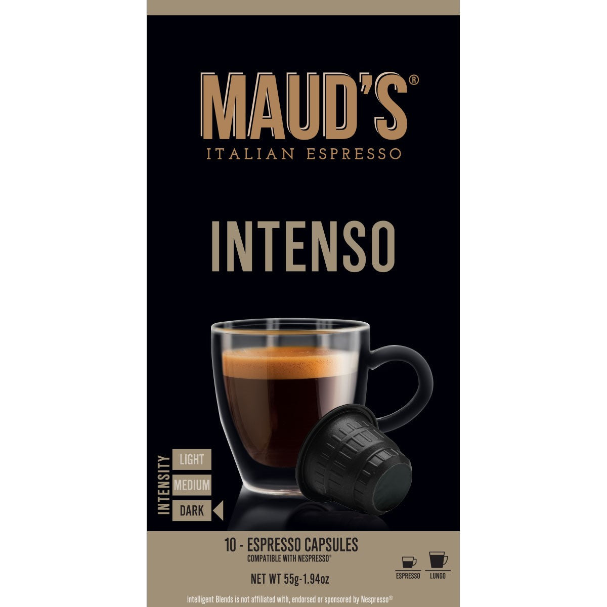 Maud's Italian Espresso Capsules Variety Pack - 60 Capsules