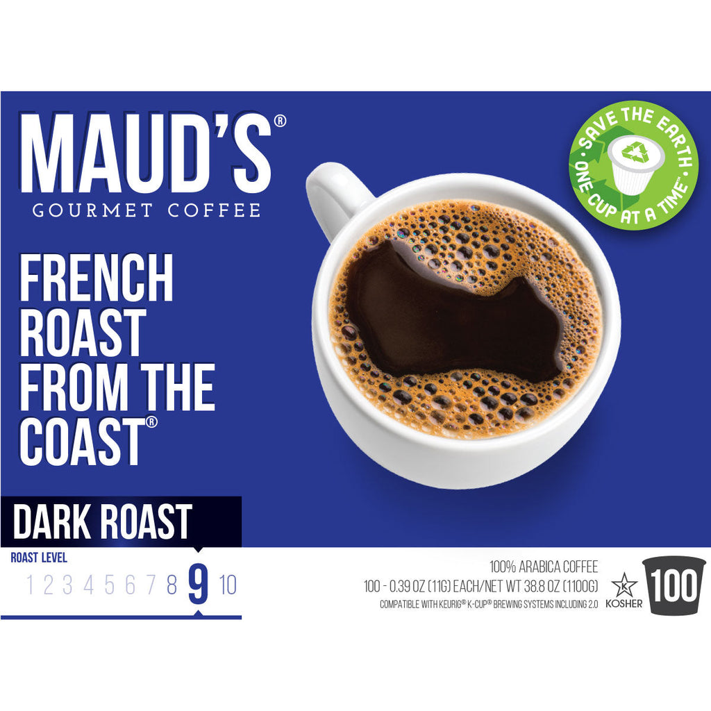 Maud's French Roast Coffee Pods (French Roast From The Coast)