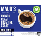 Maud's French Roast Coffee Pods (French Roast From The Coast)