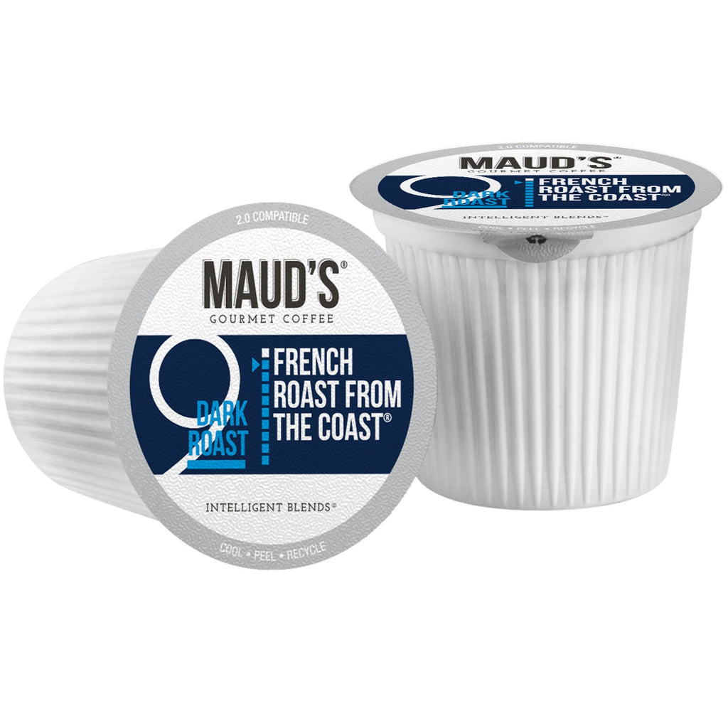 Maud's French Roast Coffee Pods (French Roast From The Coast)