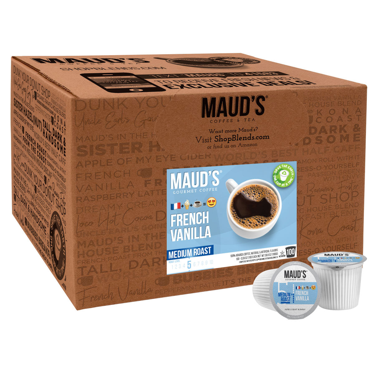 Maud's French Vanilla Flavored Coffee Pods