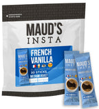 Maud's Instant French Vanilla Flavored Coffee (Insta French Vanilla) - 30ct
