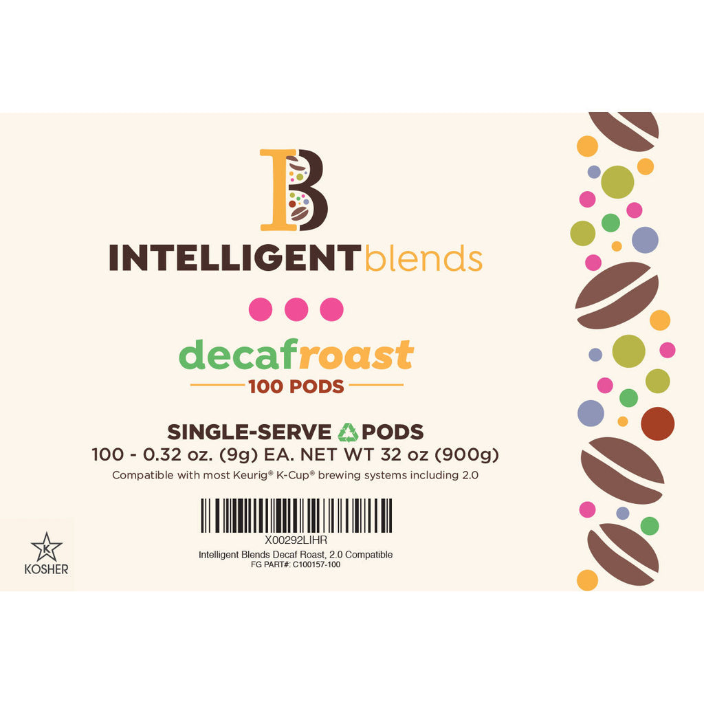 Intelligent Blends Decaf Dark Roast Coffee Pods