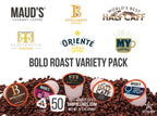 Gourmet Bold Roast Coffee Pods Variety Pack (10 Blends) - 50 Pods