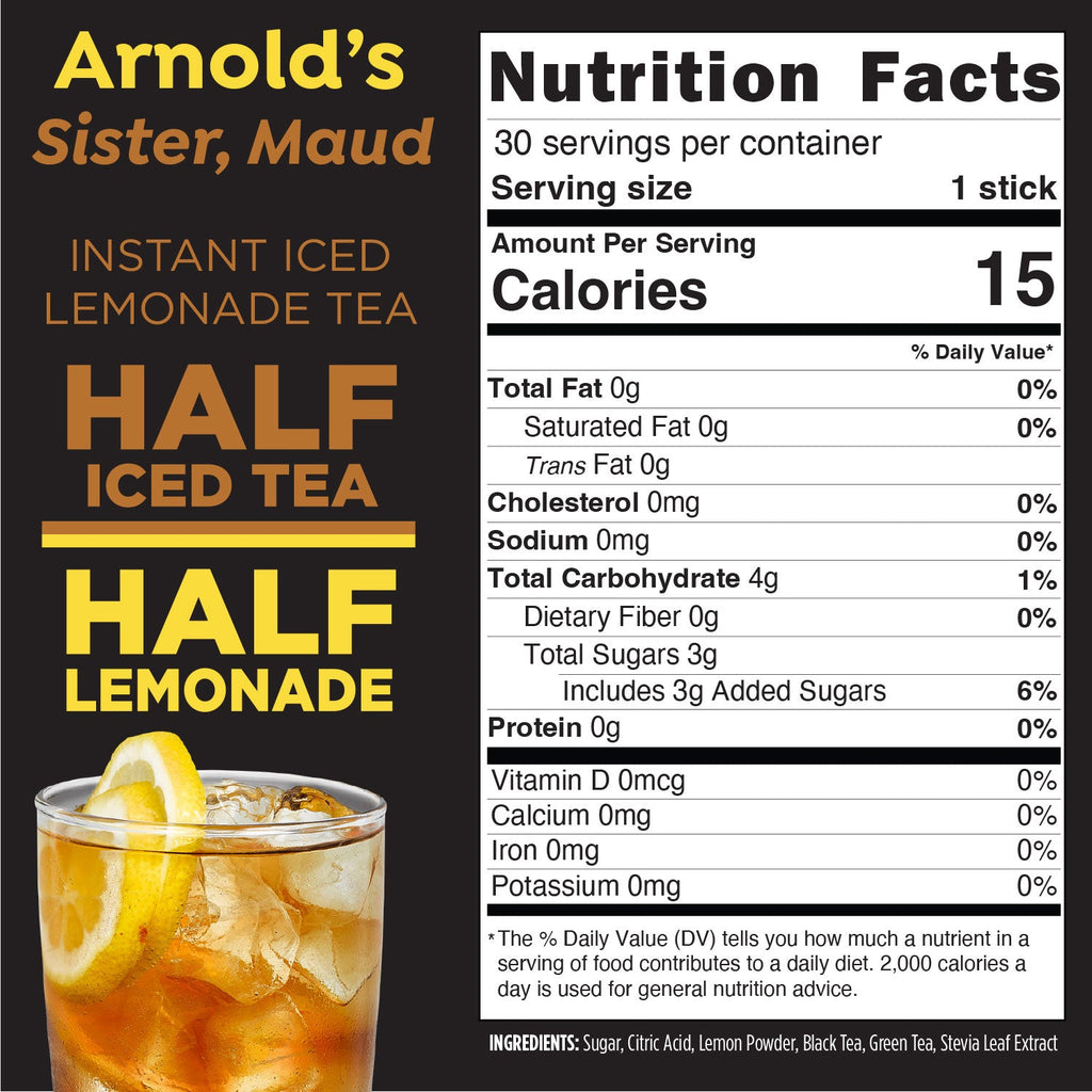 Maud's Instant Iced Tea Variety Pack - 30ct