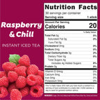 Maud's Instant Raspberry Iced Tea (Raspberry & Chill) - 30ct