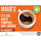 Maud's Pumpkin Spice Flavored Coffee Pods  (It's The Great Pumpkin, Mrs. Brown)