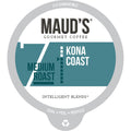 Maud's Kona Blend Medium Roast Dark Coffee Pods (Kona Coast)