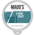 Maud's Kona Blend Medium Roast Dark Coffee Pods (Kona Coast)