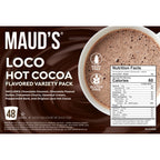 Maud's Flavored Hot Chocolate Variety Pack (6 Flavors) - 48 Pods