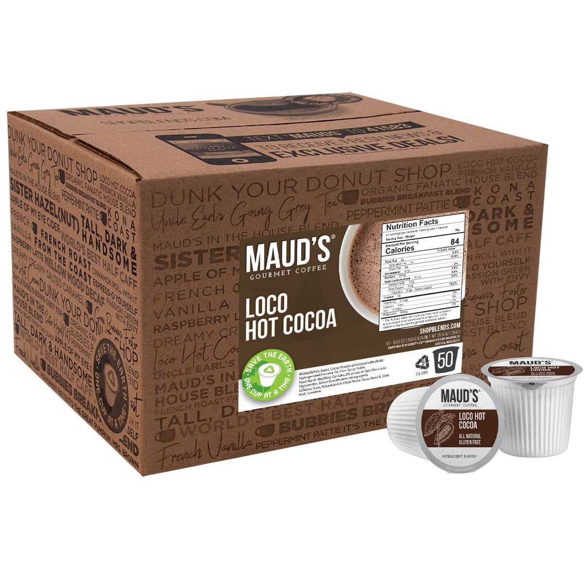 Maud's Dark Hot Chocolate Pods (Loco Hot Cocoa)