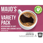 Maud's Original 9 Blend Coffee Pod Variety Pack (9 Original Blends) - 80 Pods