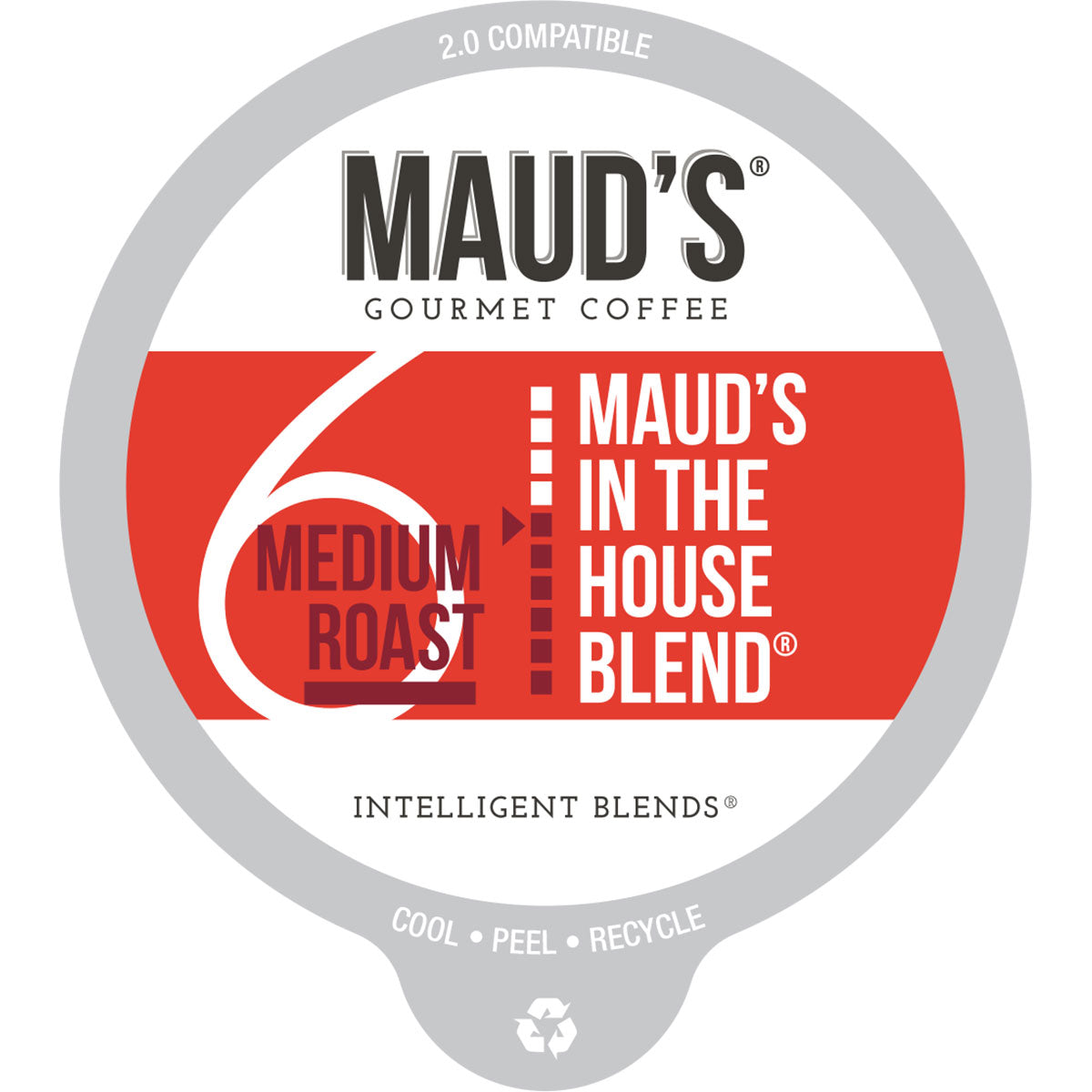 Maud's Medium Dark Roast Coffee Pods (In The House Blend)
