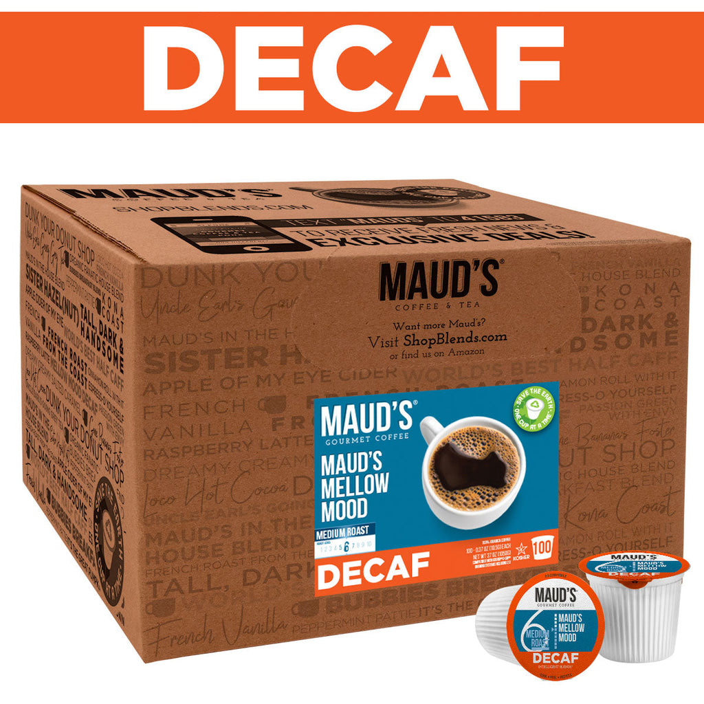 Maud's Decaf Medium Roast Coffee Pods (Mellow Mood)