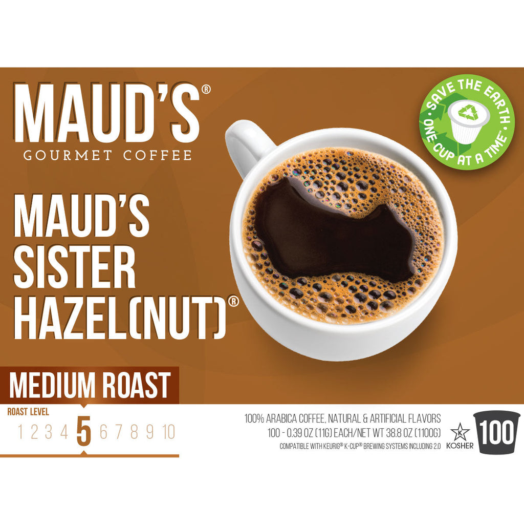 Maud's Sweet Hazelnut Flavored Coffee Pods (Sister Hazelnut)