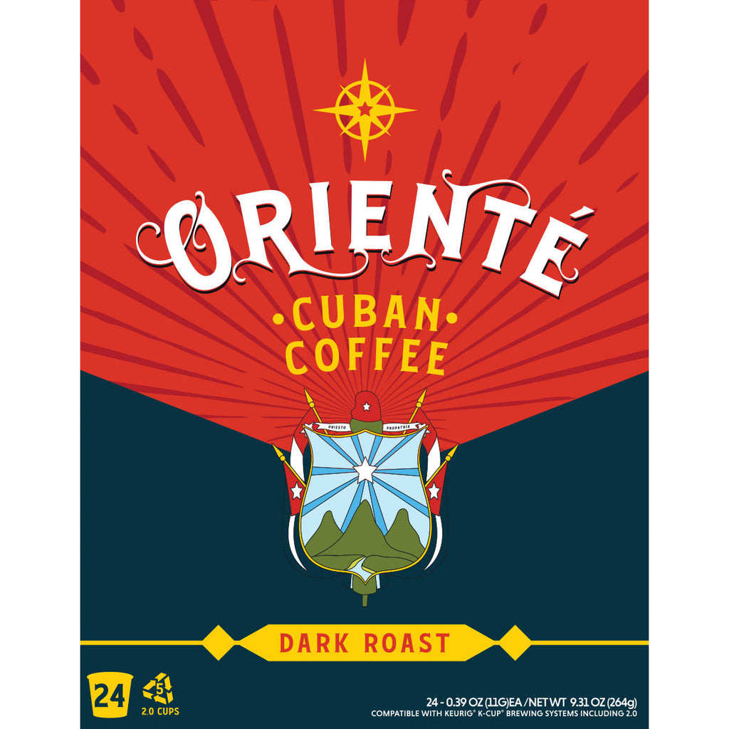 Oriente Cuban Dark Roast Coffee Pods