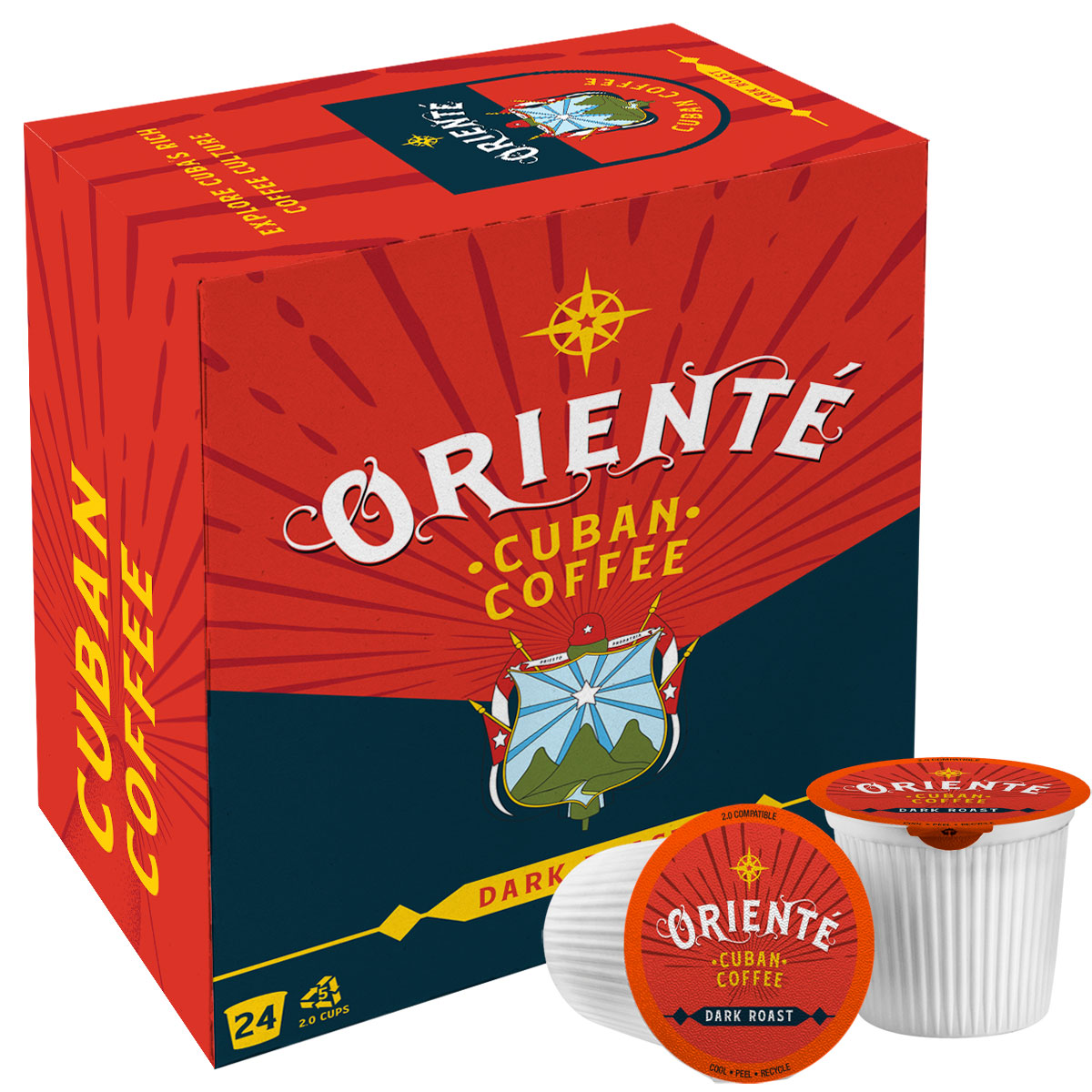 Oriente Cuban Dark Roast Coffee Pods