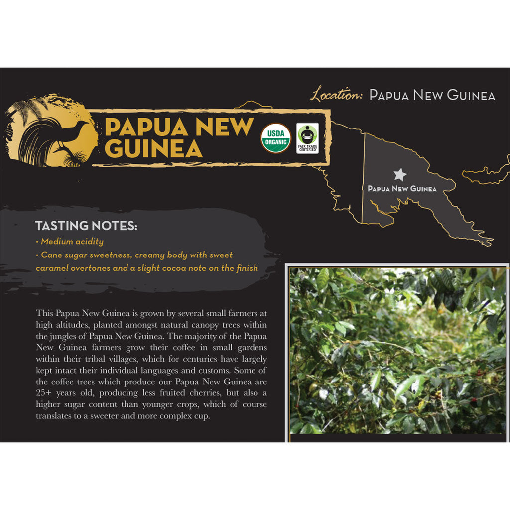 Roastmaster Reserve Organic Papua New Guinea Dark Roast Coffee Pods