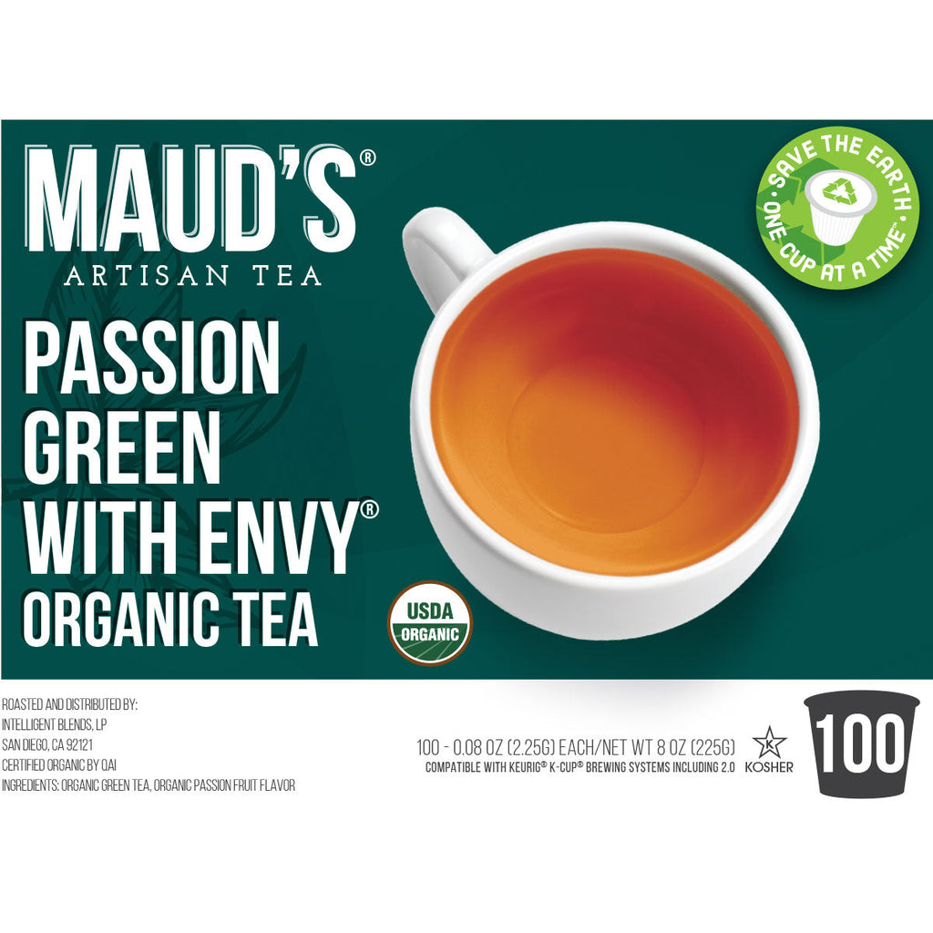 Maud's Organic Green Tea Passion (Passion Green With Envy)