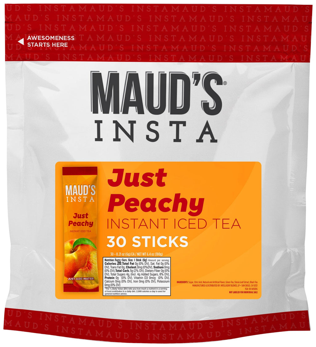 Maud's Instant Peach Iced Tea (Just Peachy) - 30ct