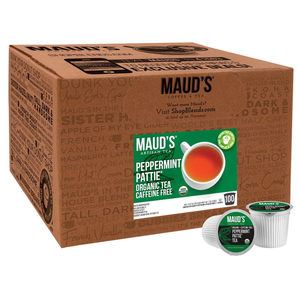 Maud's Organic Peppermint Tea Pods (Peppermint Pattie)