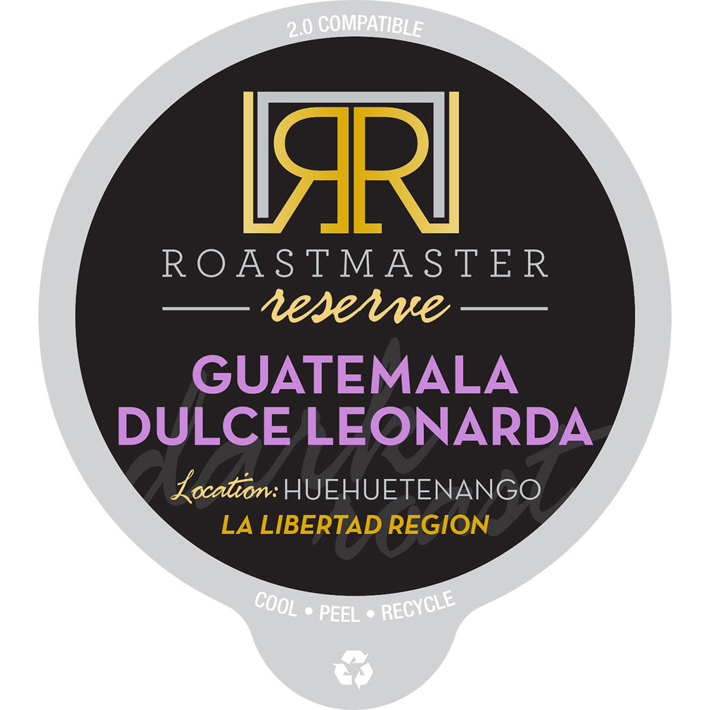 Roastmaster Reserve Batch #6: Guatemala Dulce Leonarda Dark Roast Coffee Pods