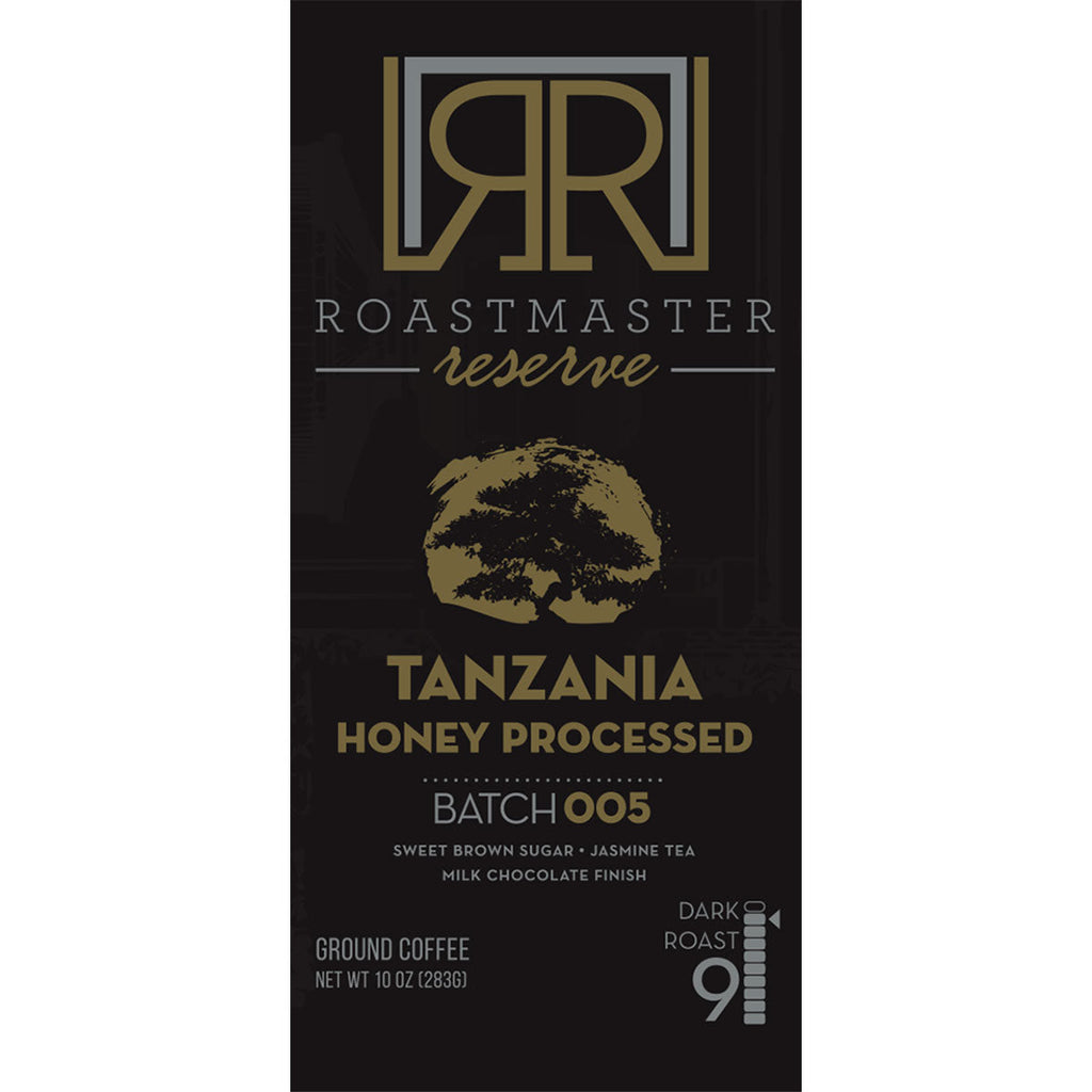 Roastmaster Reserve Batch #5: Tanzania Honey Dark Roast Ground Coffee