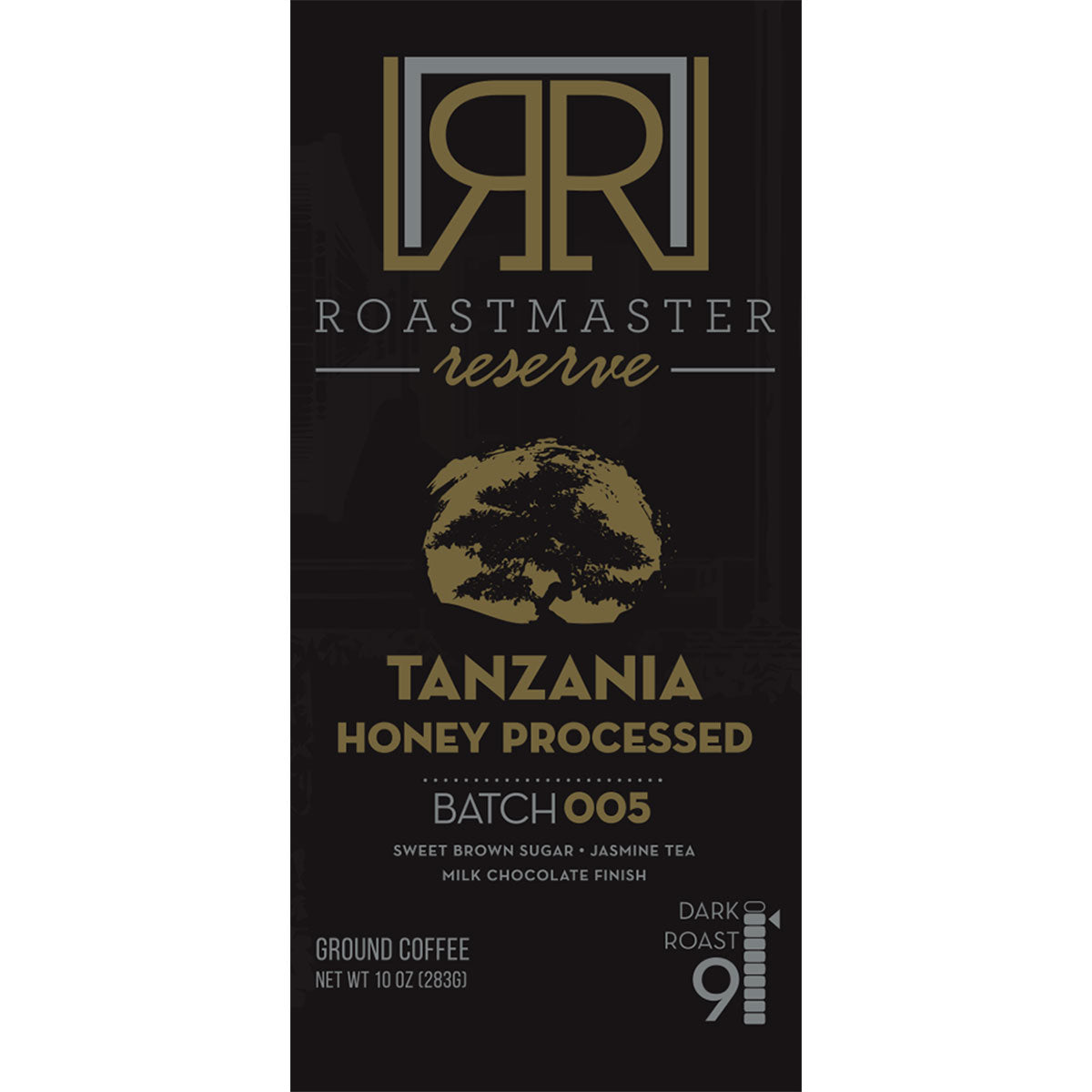 Roastmaster Reserve Batch #5: Tanzania Honey Dark Roast Ground Coffee