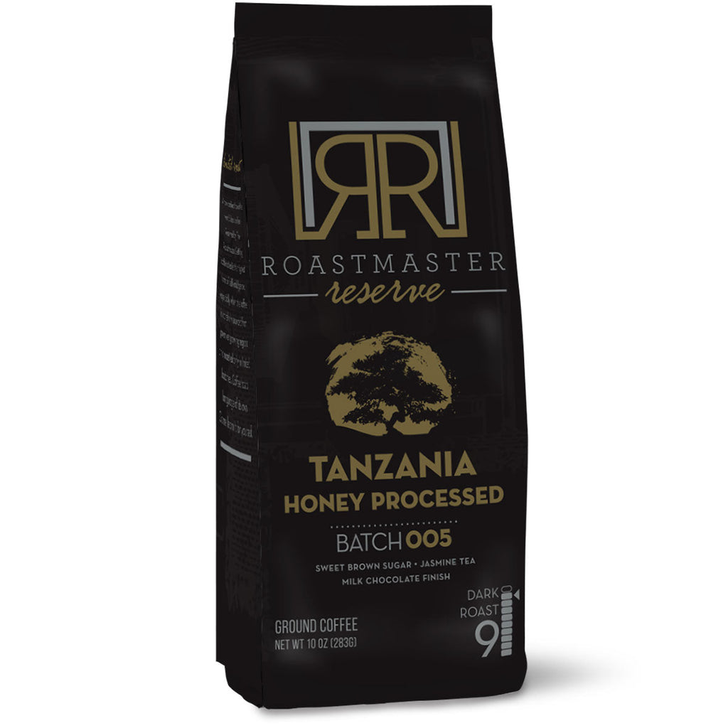 Roastmaster Reserve Batch #5: Tanzania Honey Dark Roast Ground Coffee