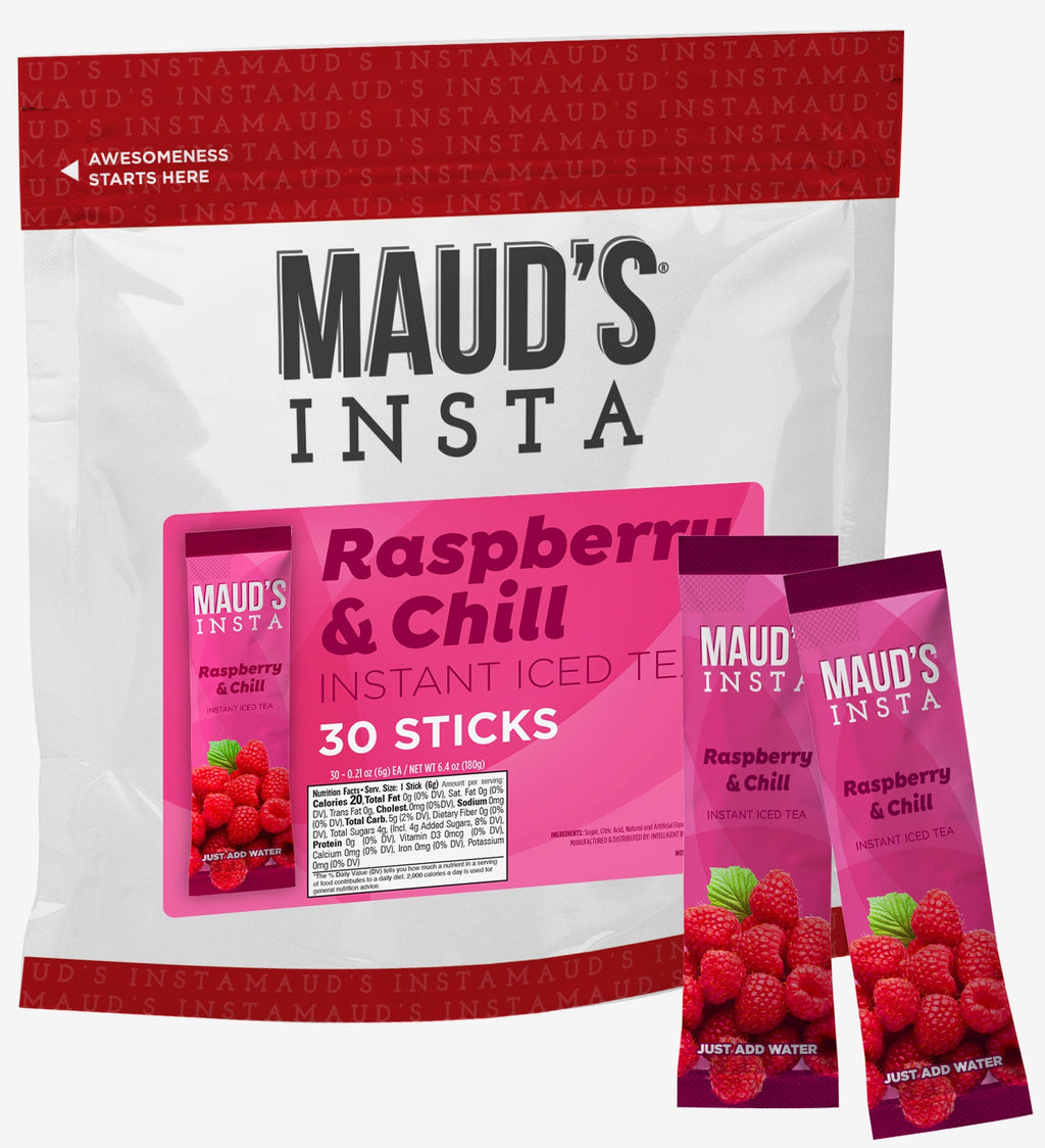 Maud's Instant Raspberry Iced Tea (Raspberry & Chill) - 30ct