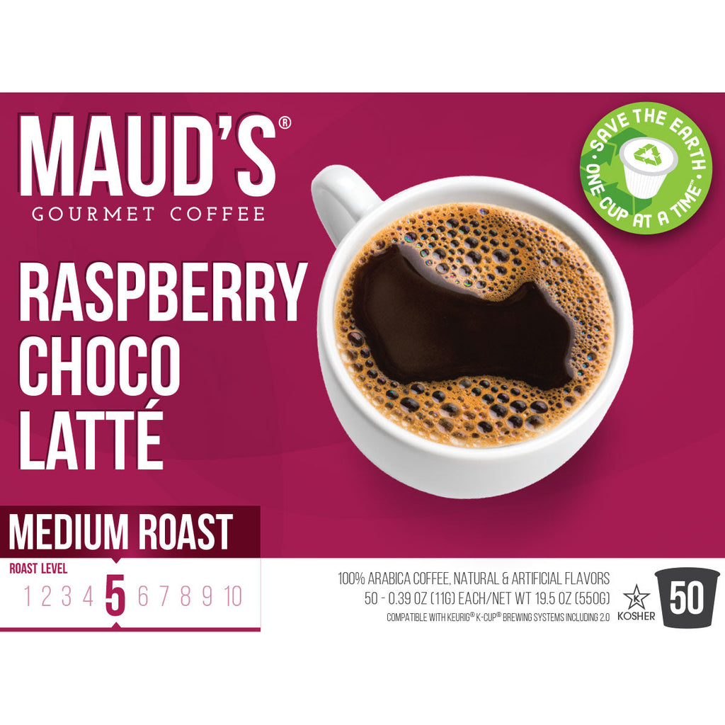 Maud's Raspberry Chocolate Coffee Pods (Raspberry Choco Latte)